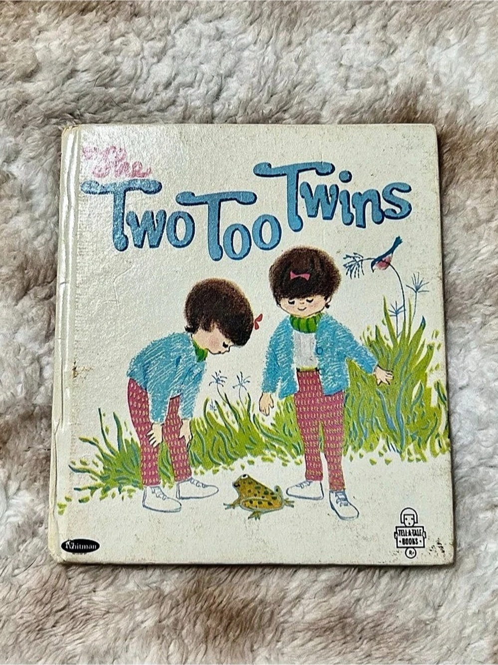 Whitman The Two Too Twins Vintage Children's Storybook 1966 RARE